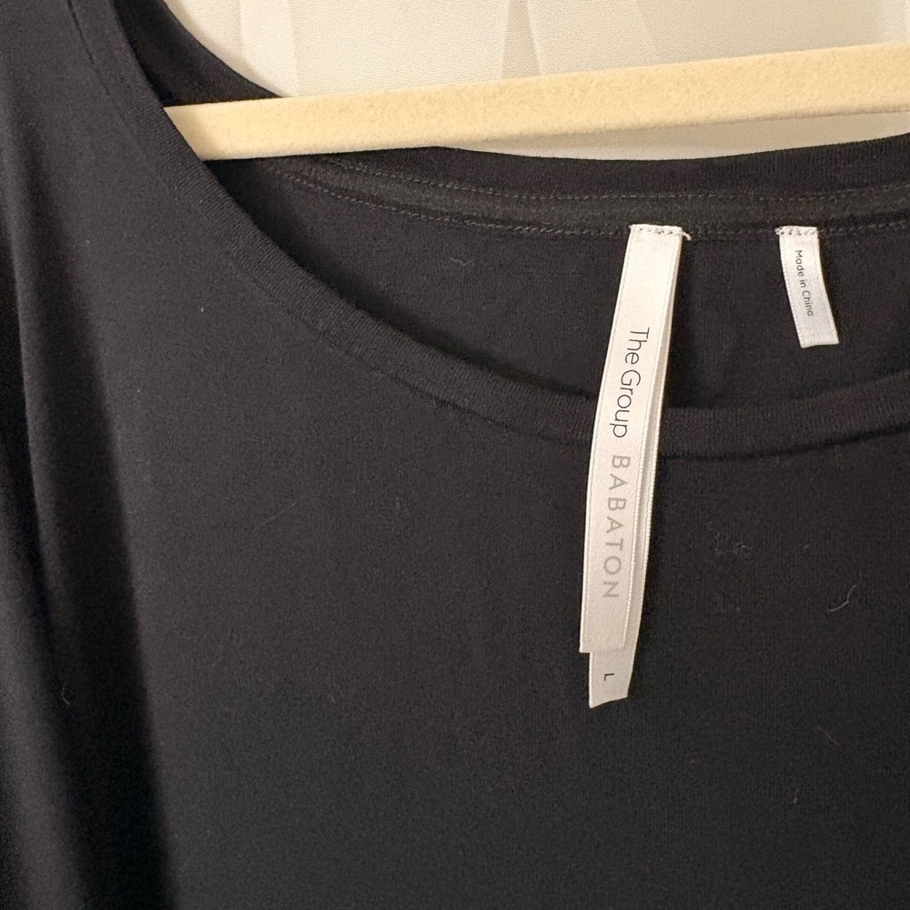 Babaton Black Tie-Front Dress - Picture 2 of 5